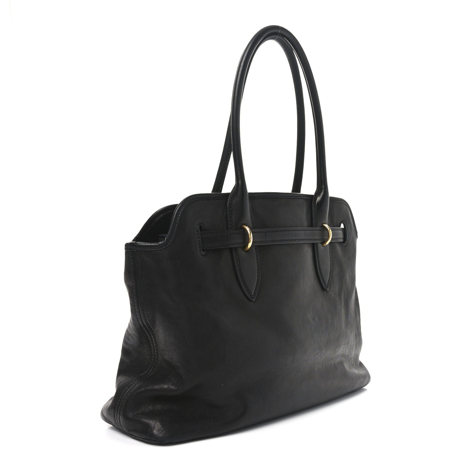 Miu Miu Nappa Medium Aventure Bag Black 3 of 10