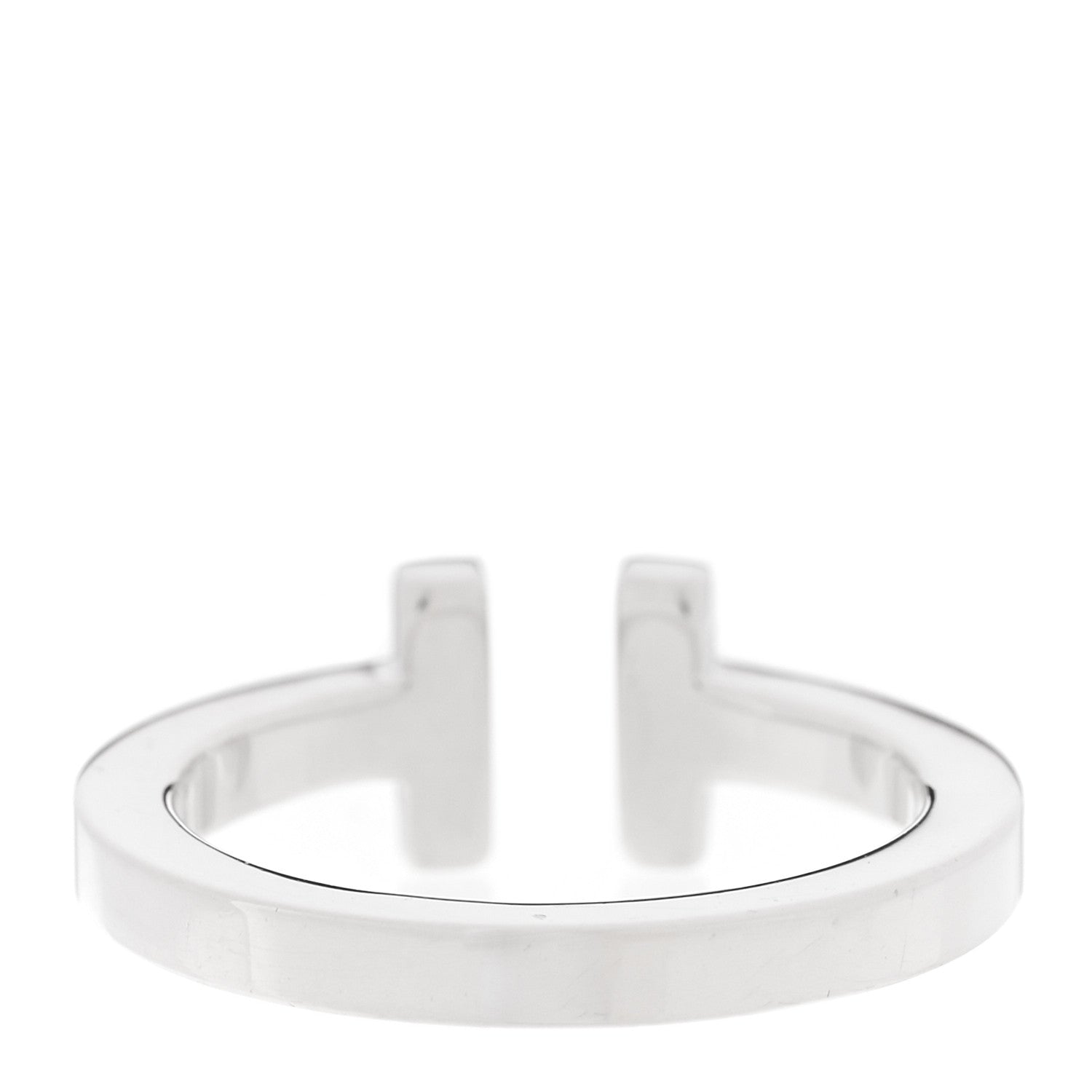 Tiffany Sterling Silver T Square Ring 57 8 3 of 4