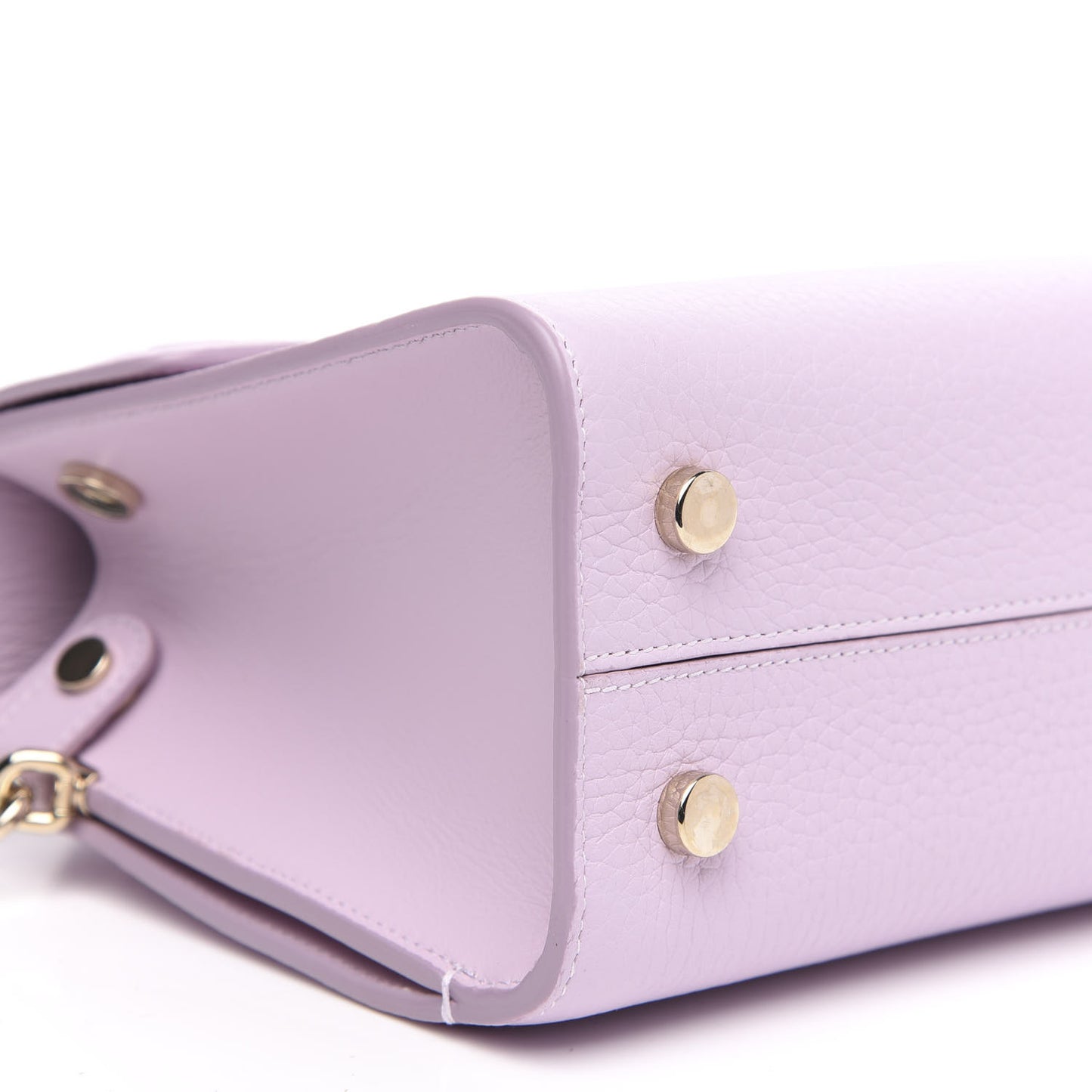 Grained Calfskin Mini Diorever Flap Lilac