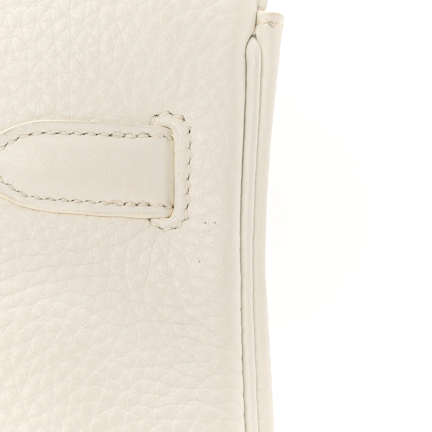 Taurillon Clemence Birkin 30 White