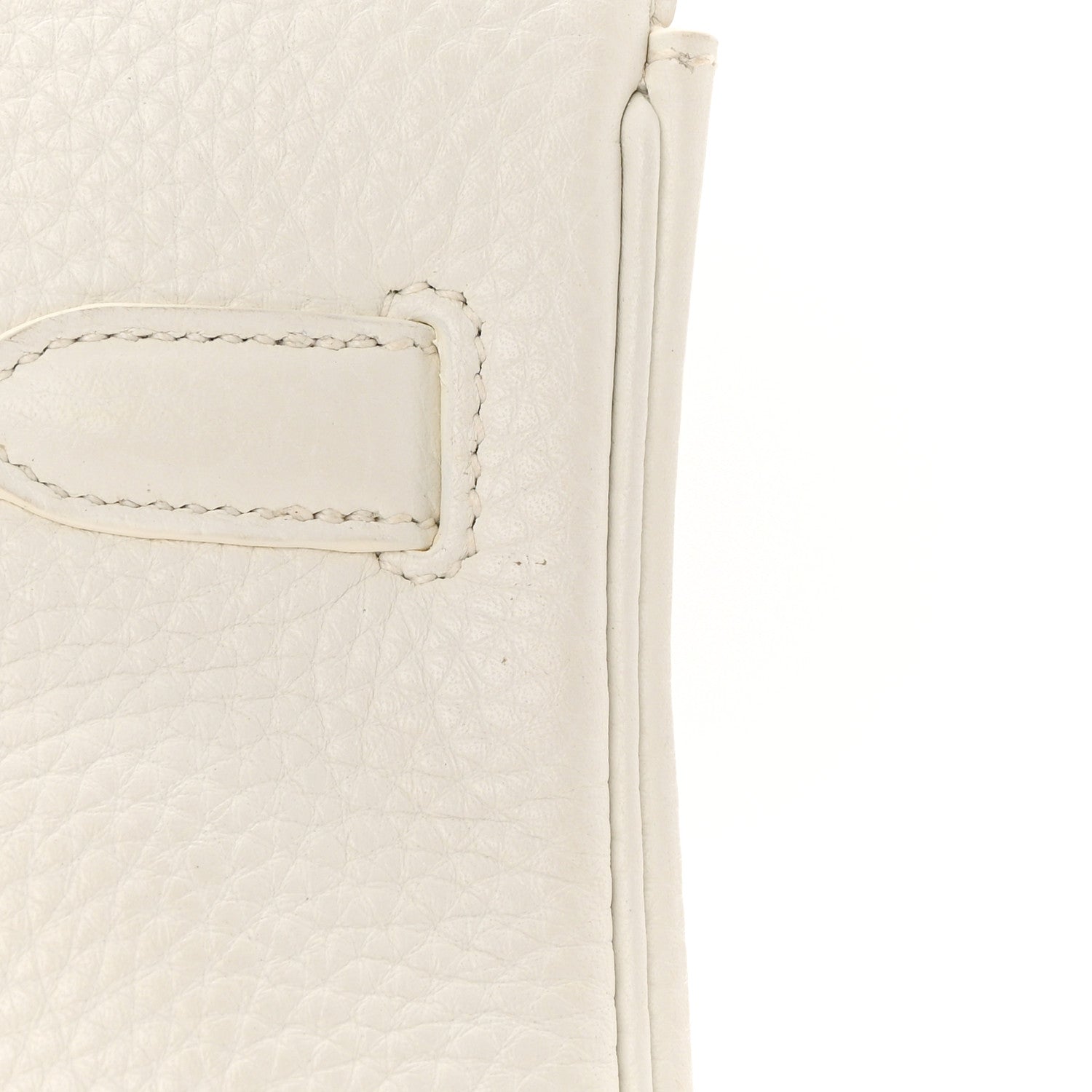 Hermes Taurillon Clemence Birkin 30 White 15 of 18