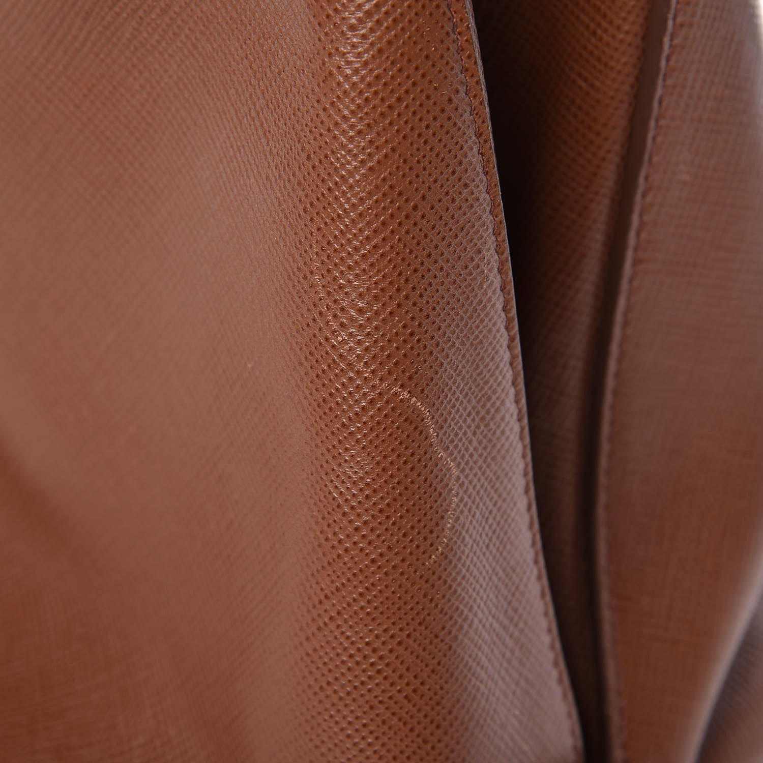 Prada Saffiano Cuir Open Promenade Tote Palissandro 11 of 22