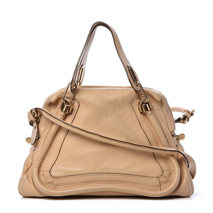 Chloe Calfskin Medium Paraty Barbour Khaki 1 of 21