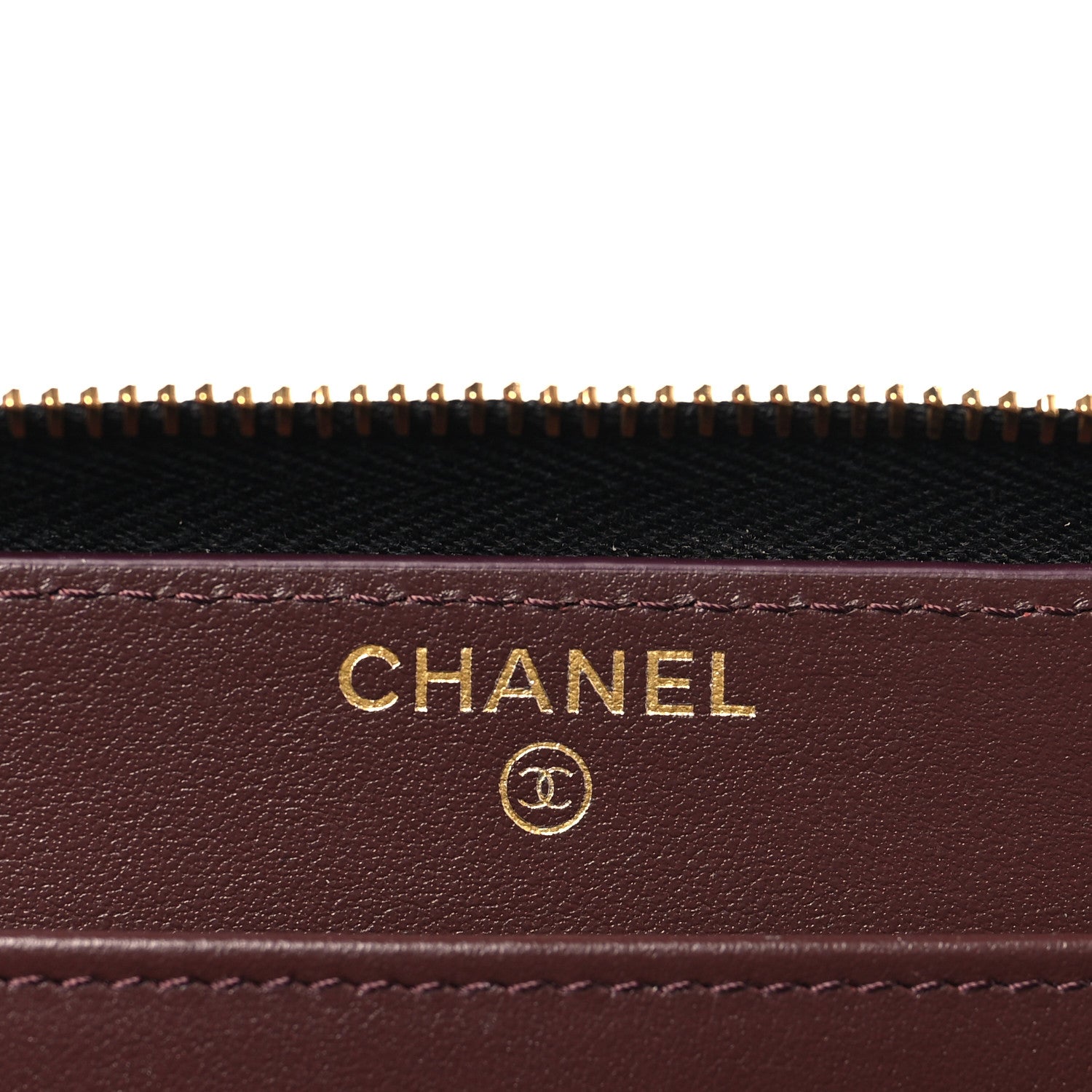 Chanel Caviar Quilted Large Gusset Zip Around Wallet Black 6 of 9