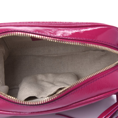 Gucci Soft Patent Small Soho Disco Bag Bright Bougainvillea 4 of 4