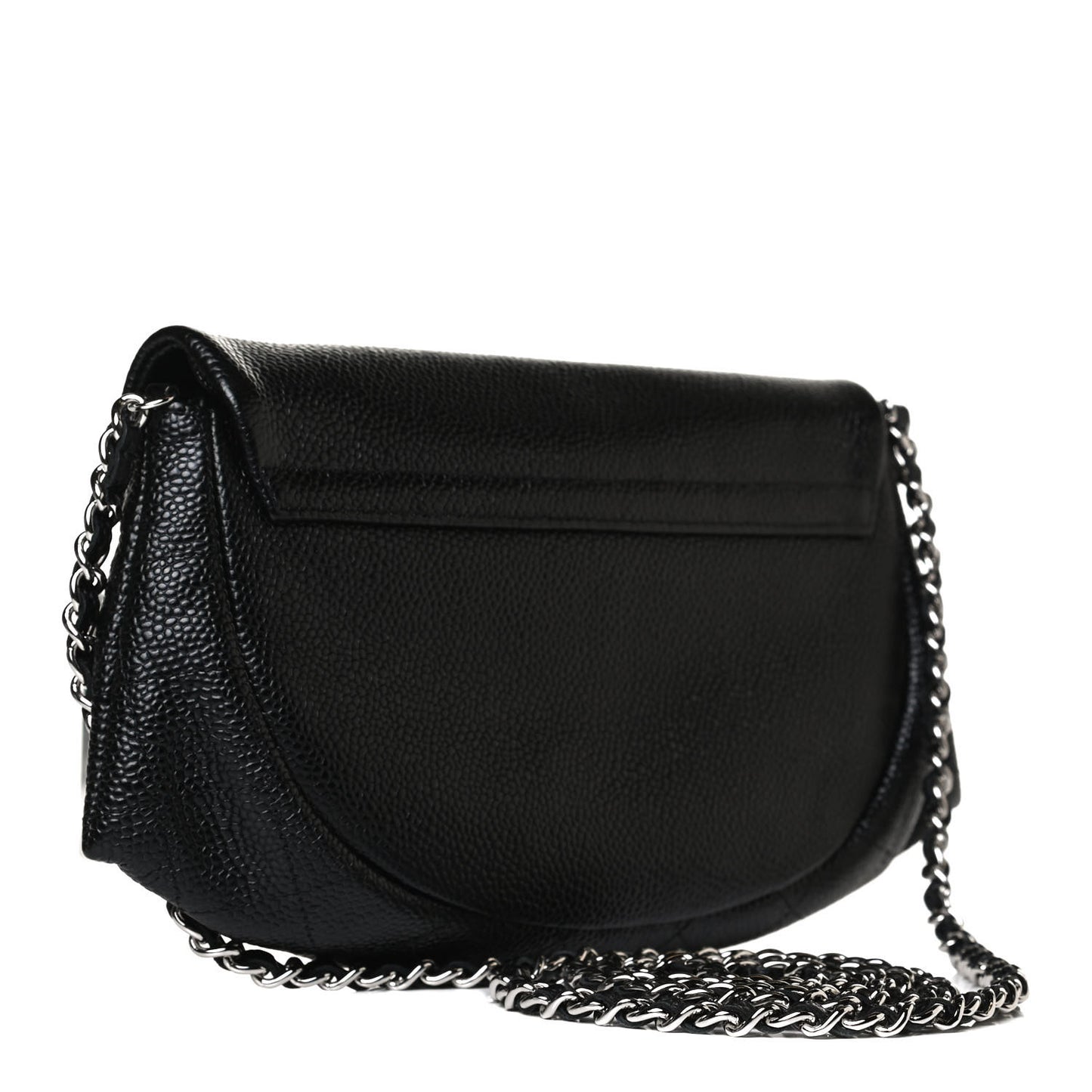 Caviar Half Moon Wallet On Chain WOC Black