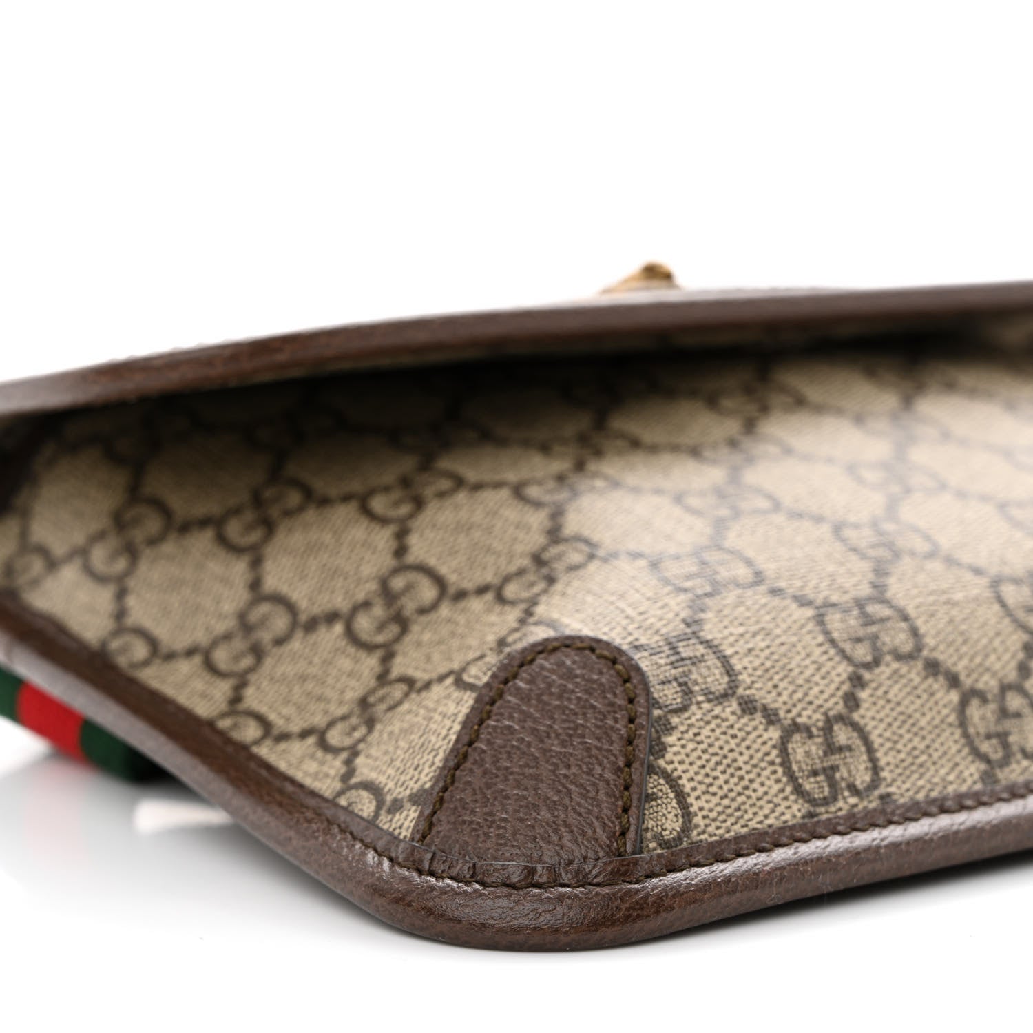 Gucci GG Supreme Monogram Neo Vintage Web Belt Bag Brown 9 of 10