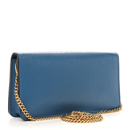 Prada Vitello Move Triangle Logo Miniborse Cobalto 3 of 9