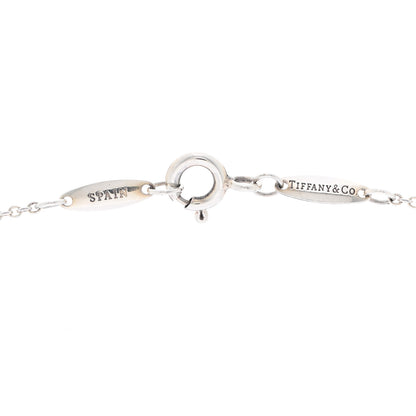 Tiffany Sterling Silver 9mm Elsa Peretti Bean Pendant Necklace 4 of 5