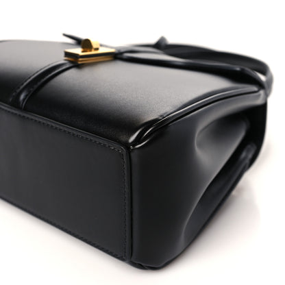 Celine Satinated Calfskin Mini 16 Top Handle Bag Black 10 of 10