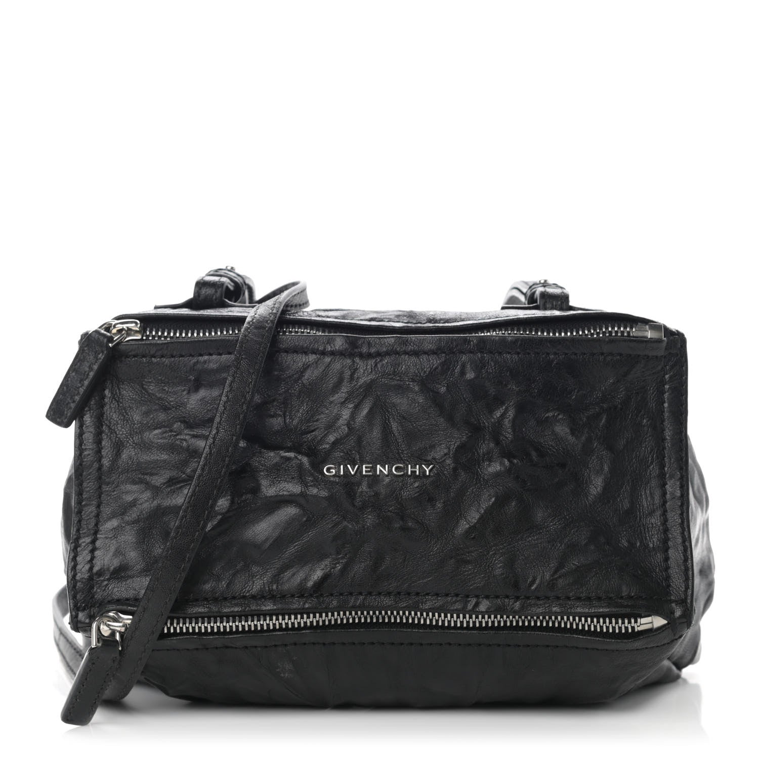 Givenchy Tumbled Sheepskin Mini Pandora Black 1111548 – FASHIONPHILE