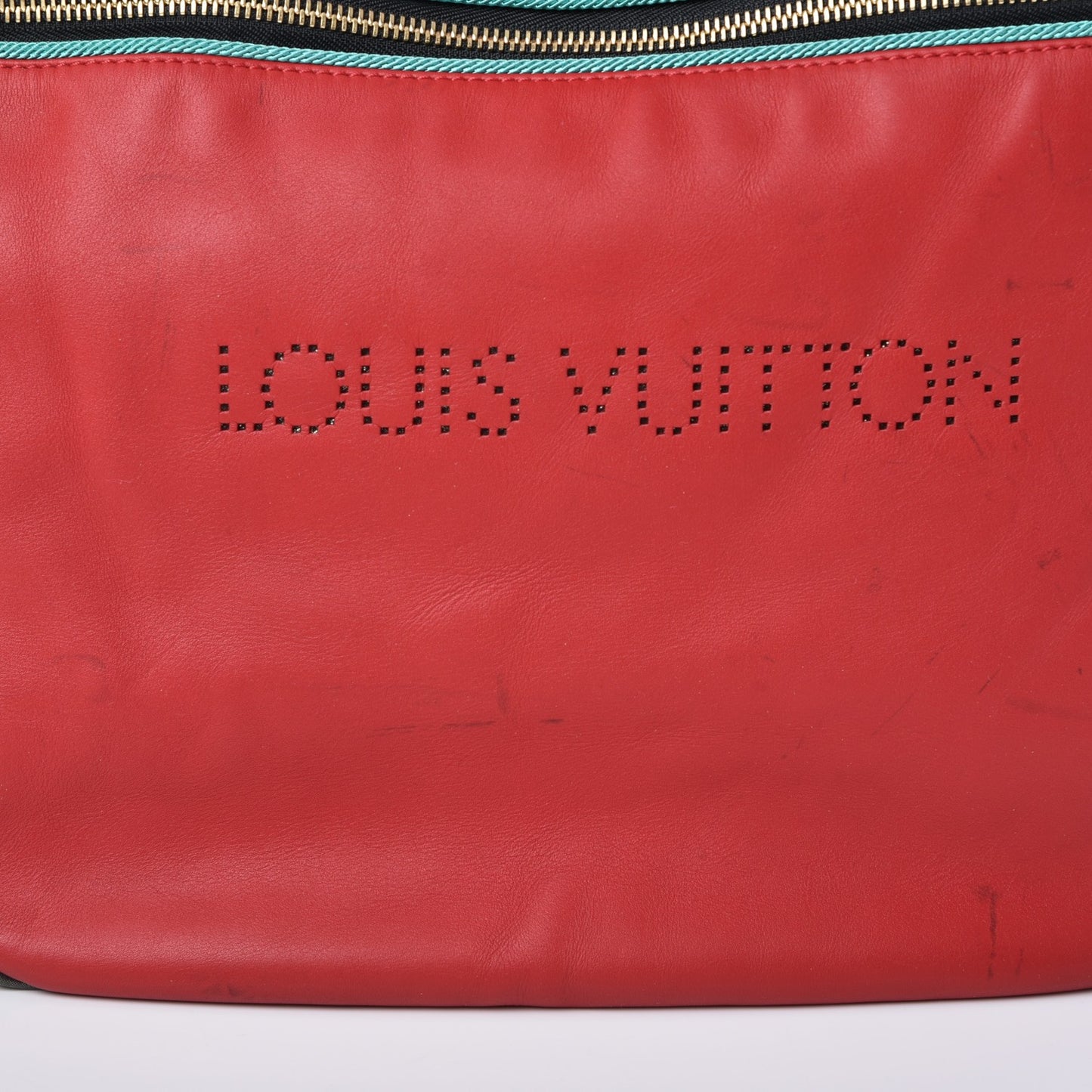 Supple Calfskin Safari Flight Bag Rouge