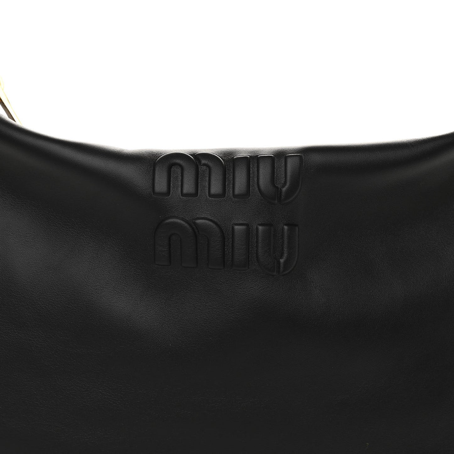 Soft Calf Softy Shoulder Bag Black