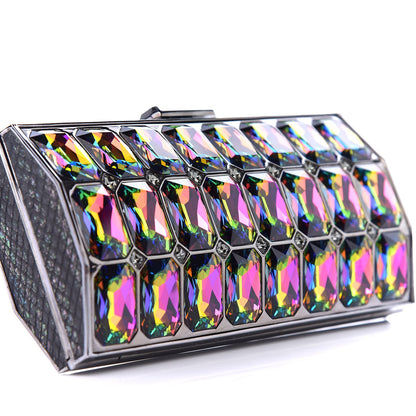 Judith Leiber Crystal Radiant Clutch Oilslick 10 of 10