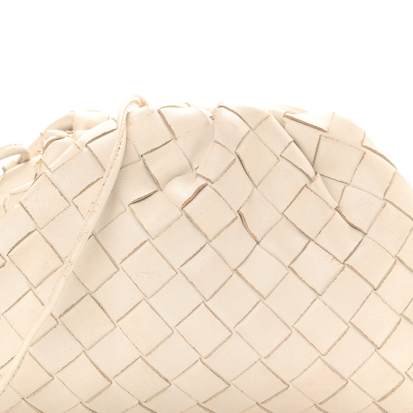 Nappa Intrecciato The Mini Pouch Chalk