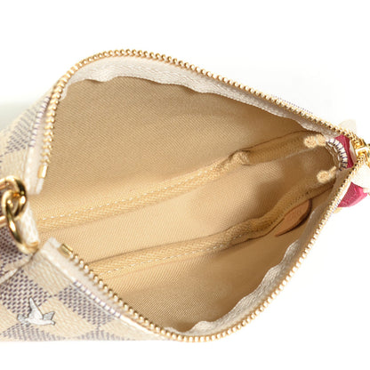 Louis Vuitton Damier Azur 2015 Christmas Animation Mini Pochette Accessories 6 of 8