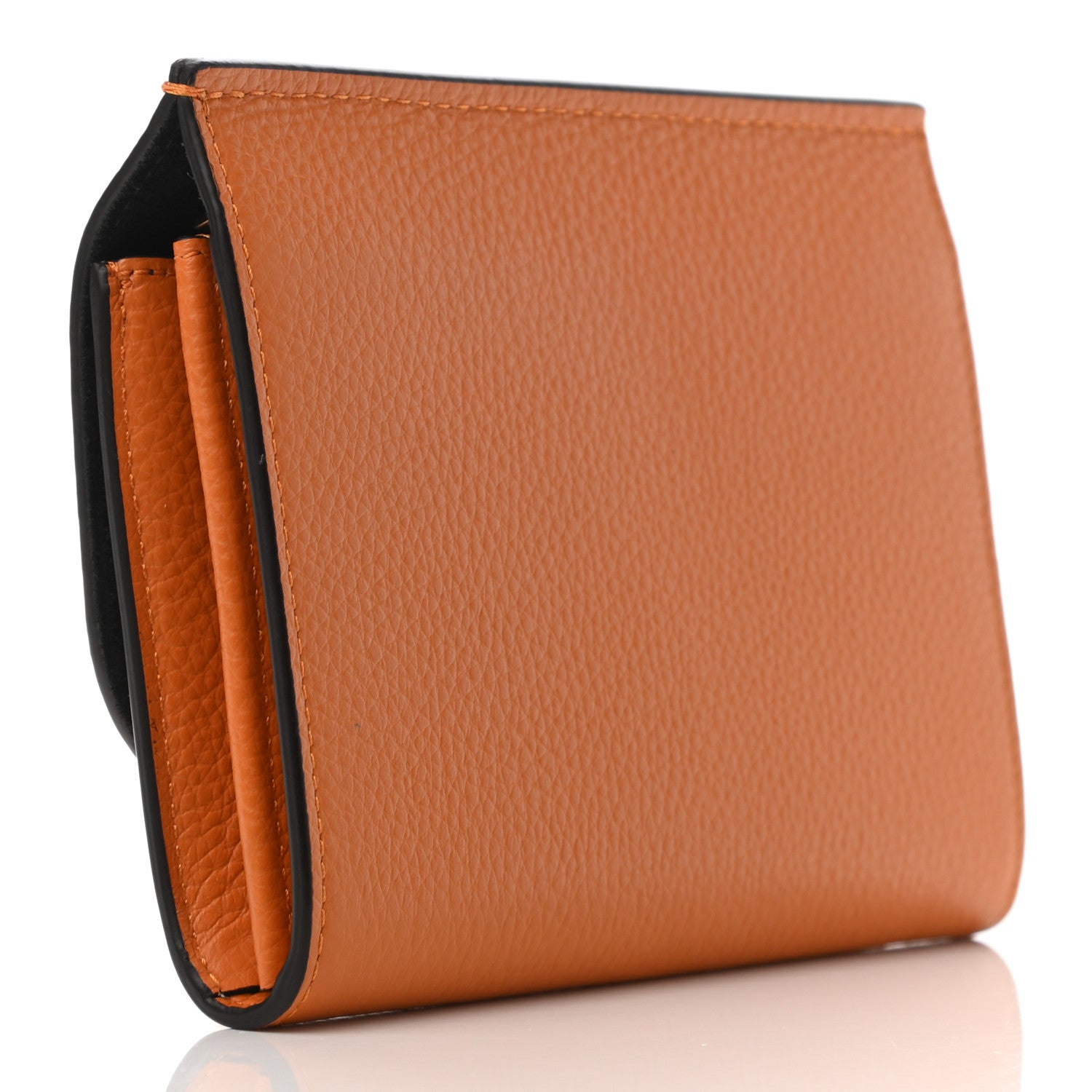 Mulberry Classic Grain Amberley Wallet Orange 3 of 7