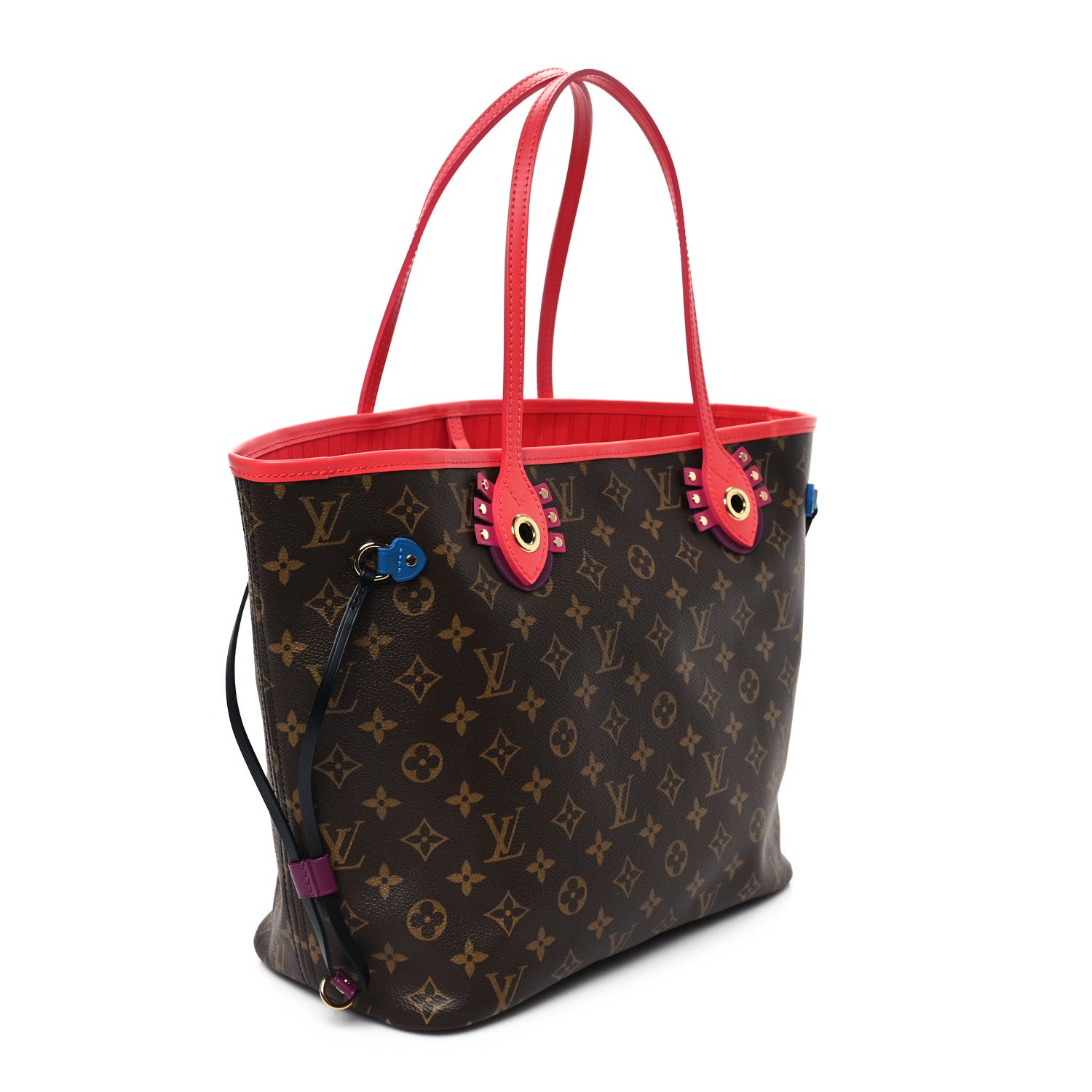 Louis Vuitton Monogram Totem Neo Neverfull MM Flamingo 3 of 10