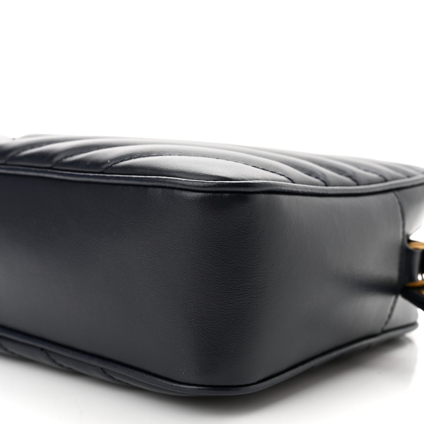 Calfskin Matelasse Monogram Lou Camera Bag Navy