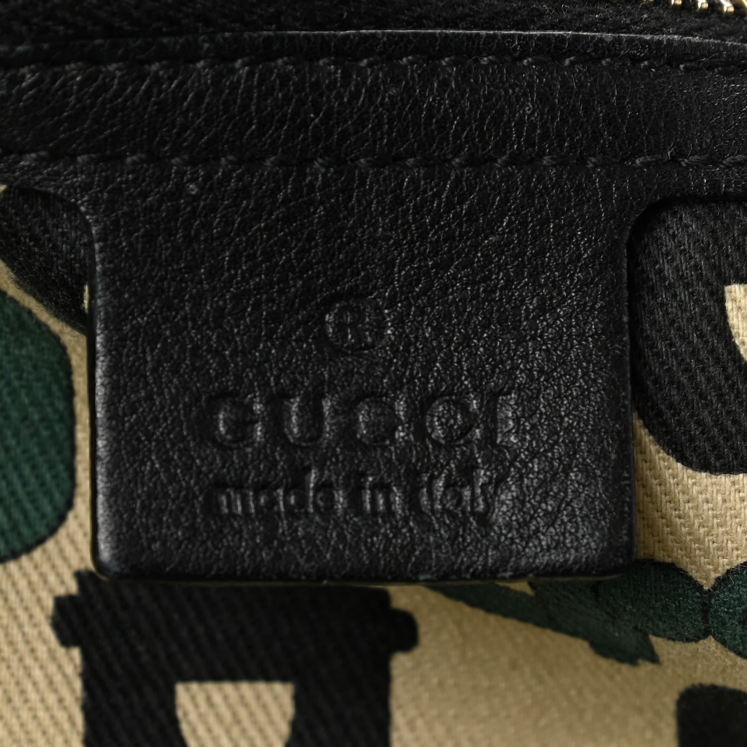 Gucci Guccissima Medium Pelham Shoulder Bag Black 6 of 12
