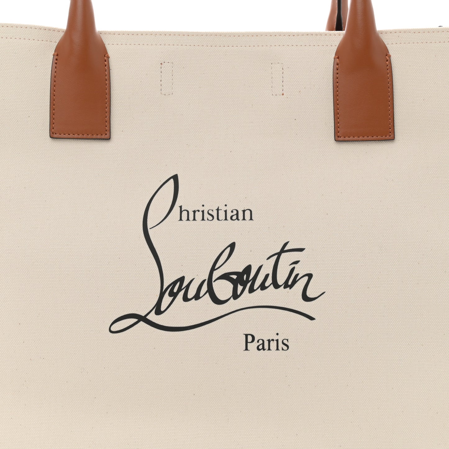Canvas Nastroloubi Tote Natural Black