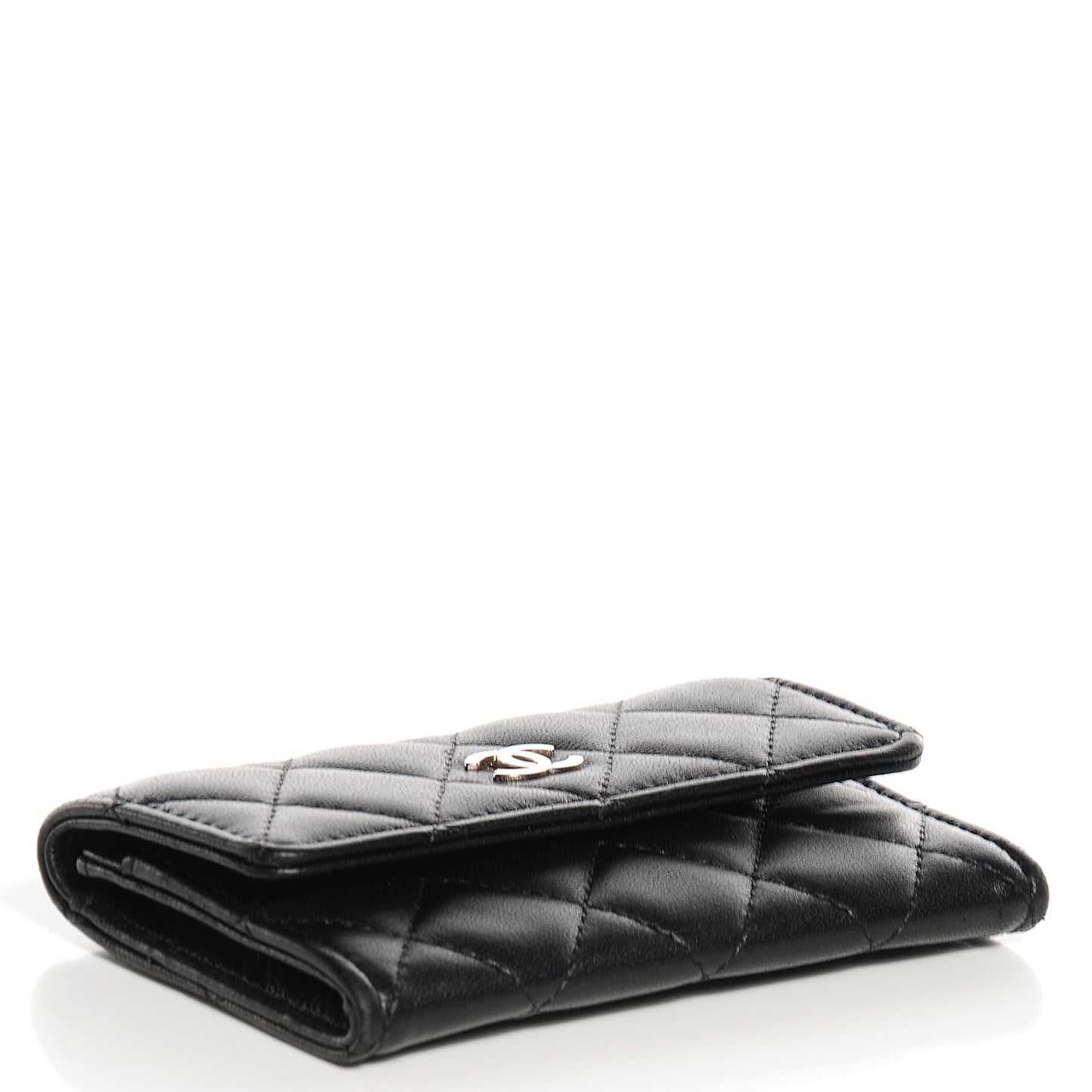 Lambskin Card Holder Black