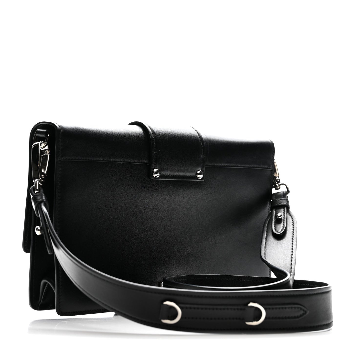 City Calfskin Ribbon Bag Black