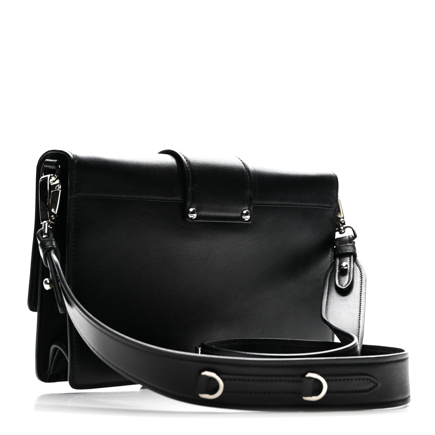 Prada City Calfskin Ribbon Bag Black 3 of 11