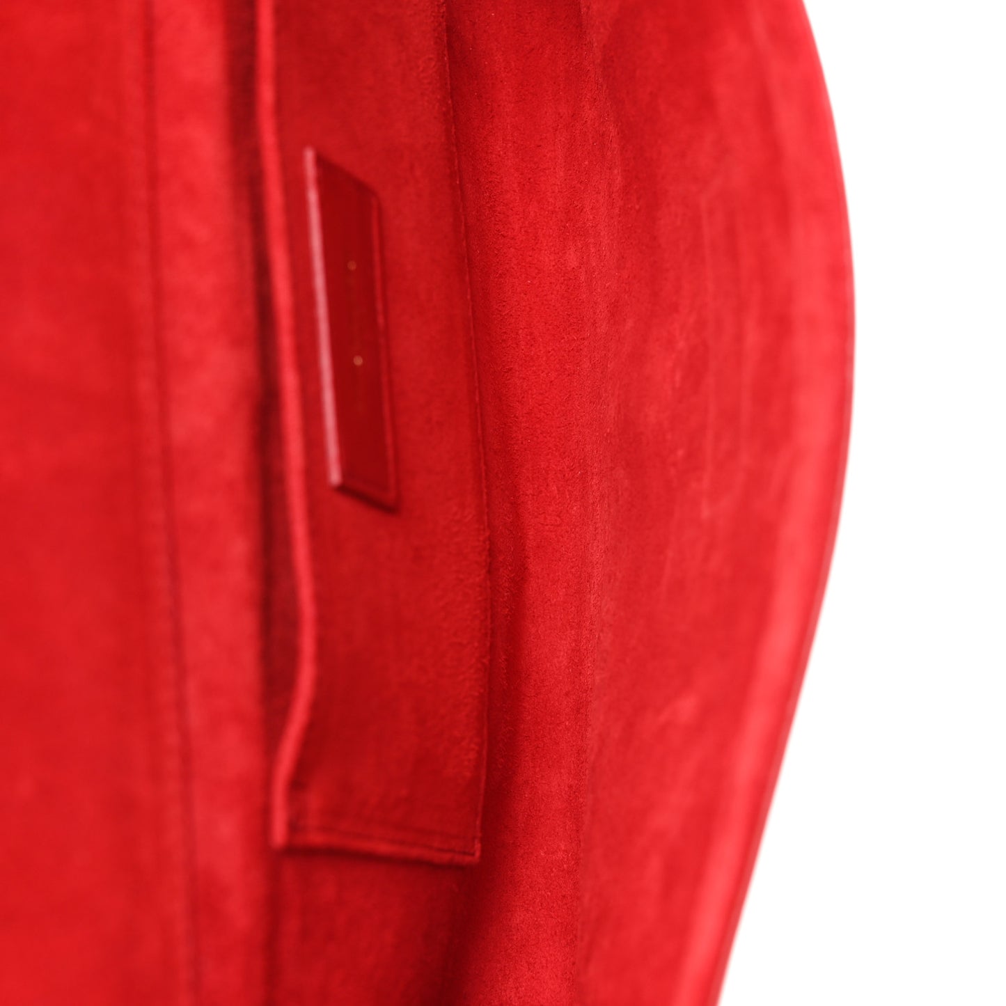 Calfskin Classic Y Ligne Clutch Red