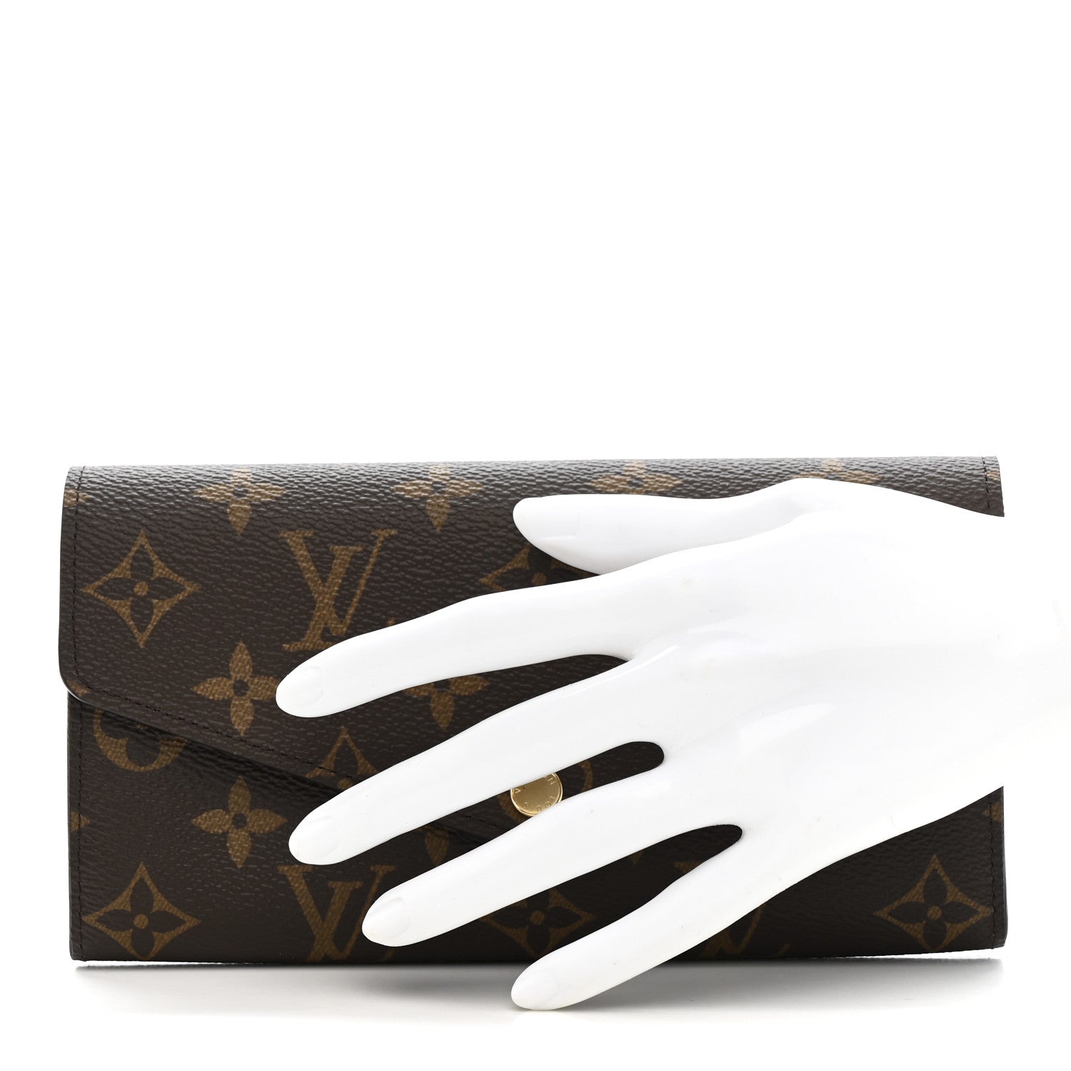 Louis Vuitton Monogram Sarah Wallet NM Coquelicot 2 of 8