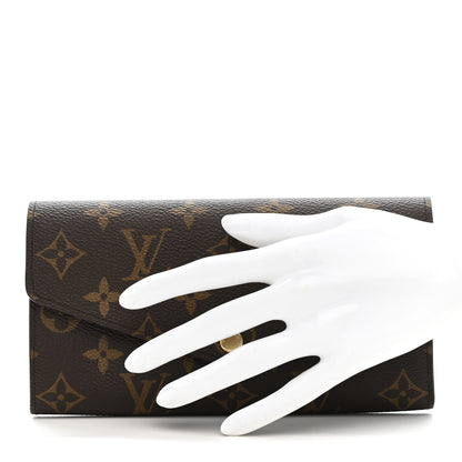 Louis Vuitton Monogram Sarah Wallet NM Coquelicot 2 of 8