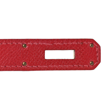 Hermes Epsom Birkin 30 Rouge Casaque 27 of 36