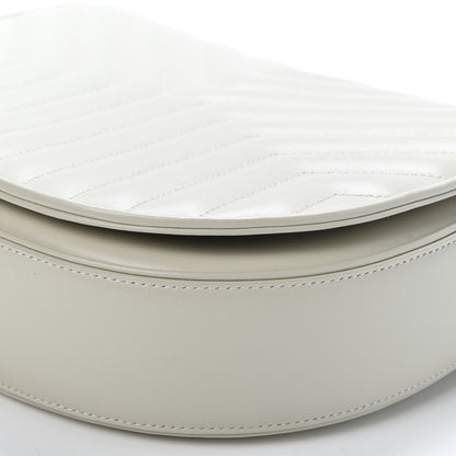 Saint Laurent Calfskin Quilted Y Joan Satchel White 6 of 10