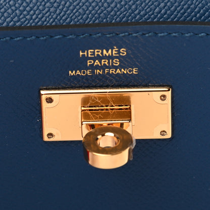 Hermes Epsom Kelly Pocket Compact Wallet Deep Bleu 6 of 6