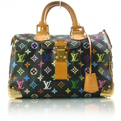 Louis Vuitton Monogram Multicolor Speedy 30 Black 1 of 12