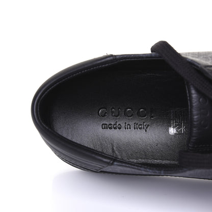 Gucci GG Supreme Monogram Mens Low Top Sneakers 11 Black 8 of 12