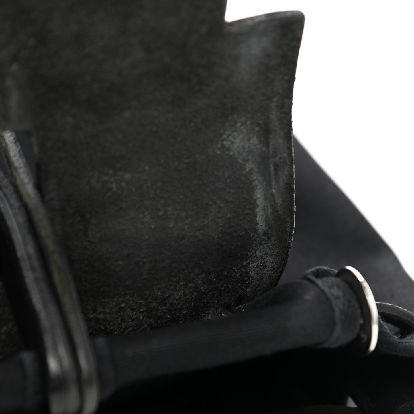 Toile Vache Calfskin Herbag 30 PM Black