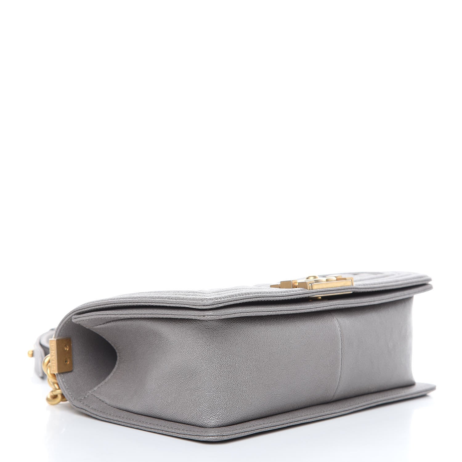 Chanel Caviar Quilted Medium Boy Flap Grey 4 of 10