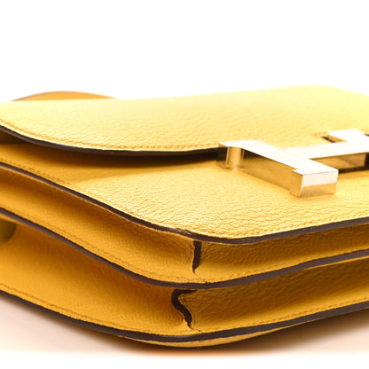 Hermes Chevre Mysore Constance 18 Jaune De Naples 9 of 10