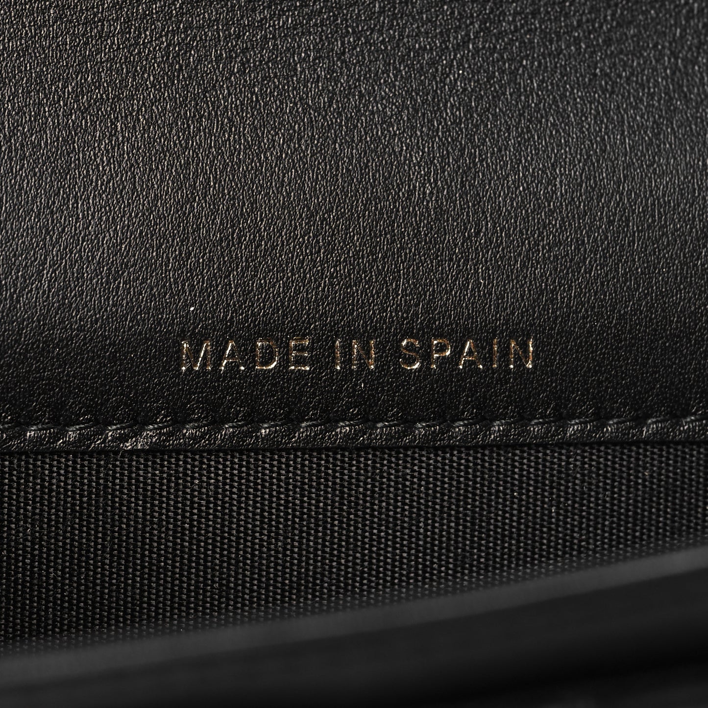 Lambskin Quilted Boy Flap Card Holder Black