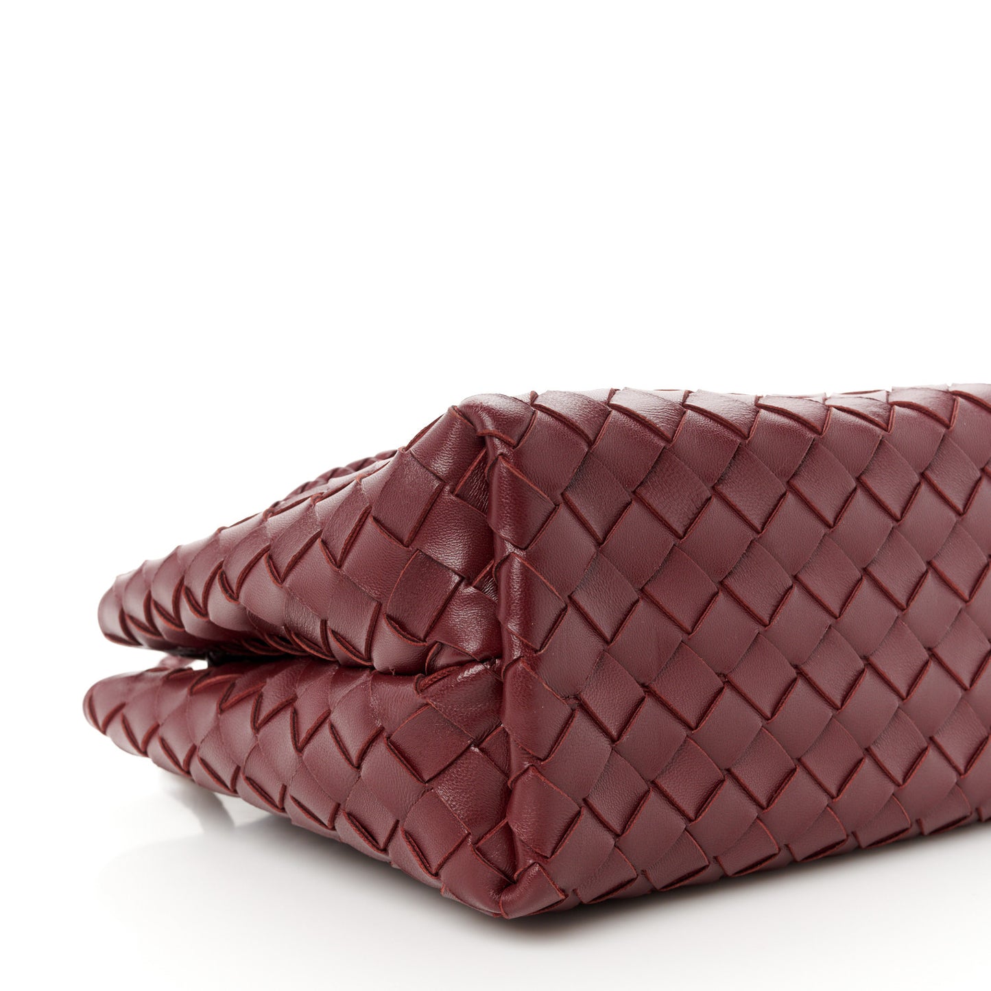 Nappa Intrecciato Small Andiamo Shoulder Bag Barolo