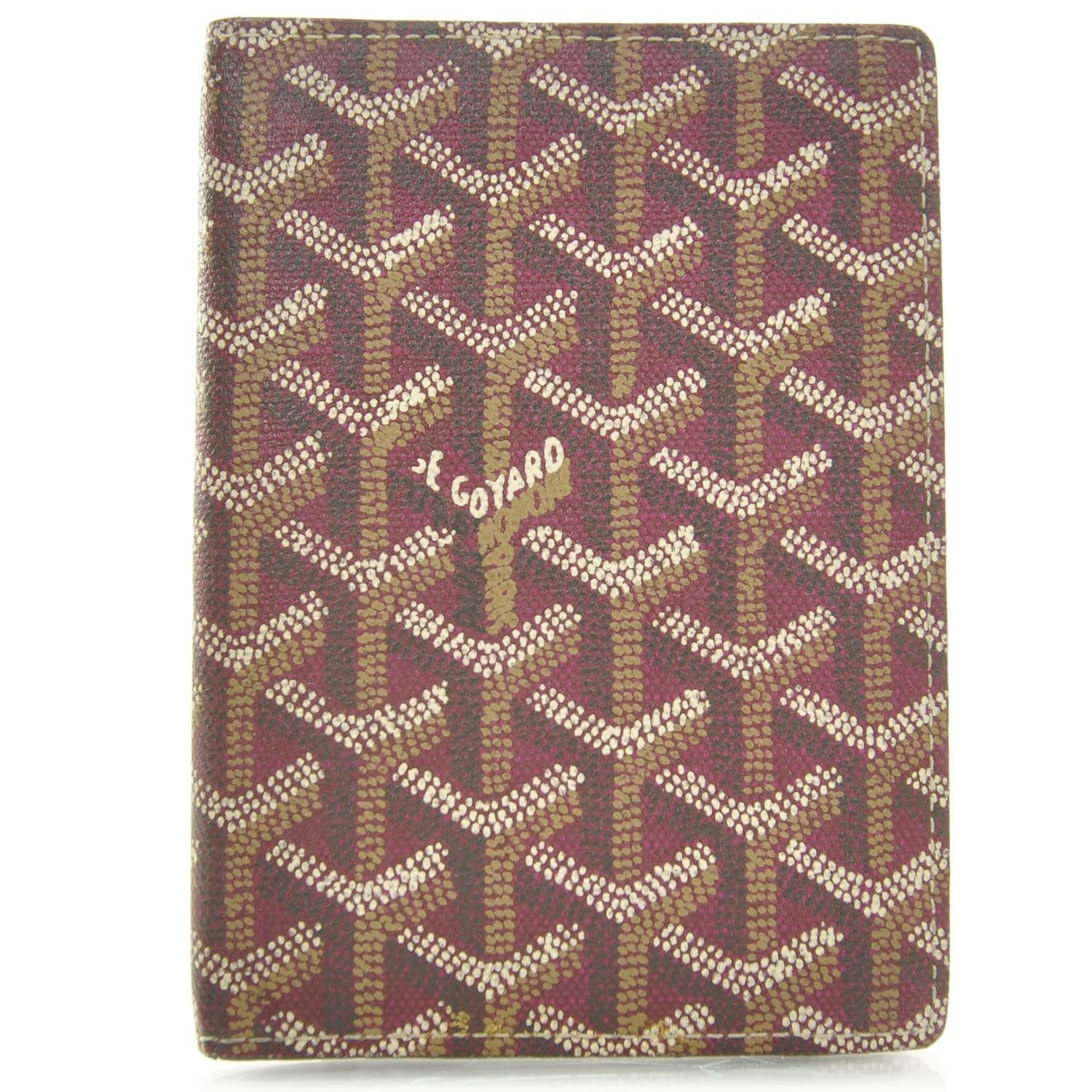 Goyard Goyardine Wallet Burgundy 1 of 7