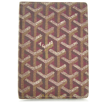 Goyard Goyardine Wallet Burgundy 1 of 7