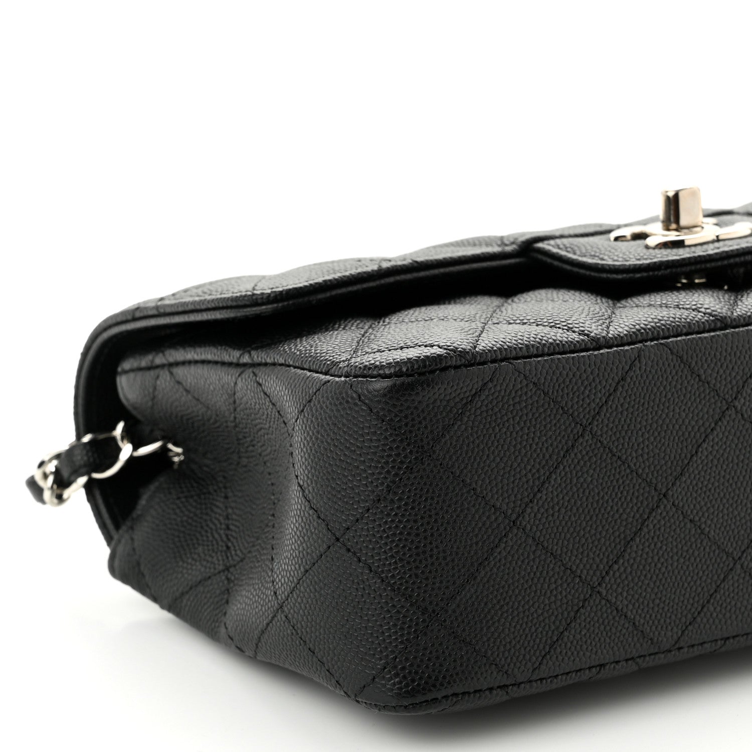 Chanel Caviar Quilted Mini Rectangular Flap Black 9 of 11