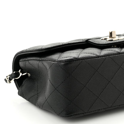 Chanel Caviar Quilted Mini Rectangular Flap Black 9 of 11