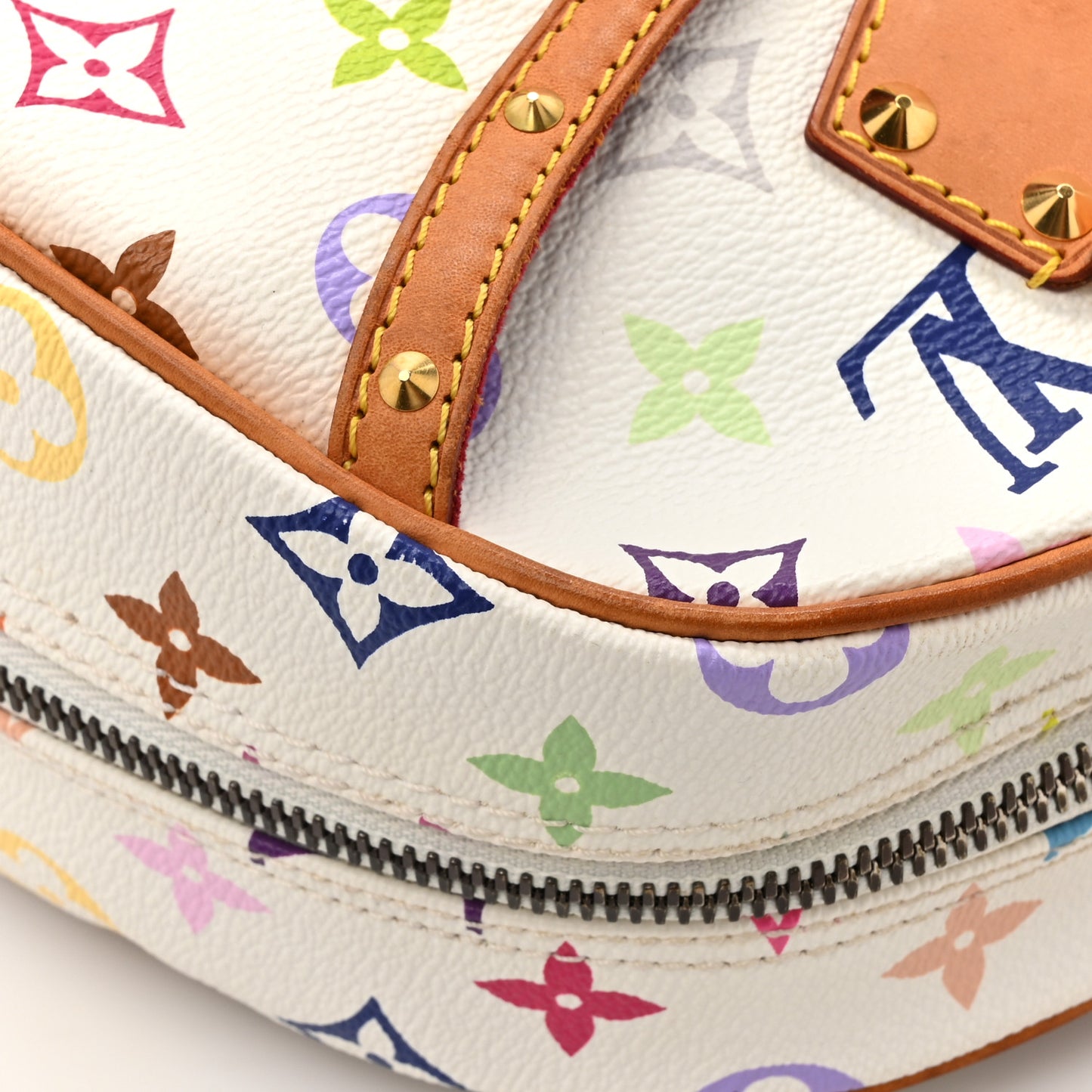 Monogram Multicolor Trouville White