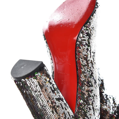 Christian Louboutin Paillettes Moulamax Booties 35.5 Multicolor 11 of 16