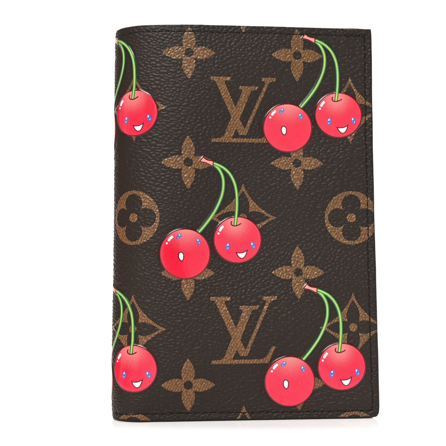 LV X TM Monogram Cerises Passport Cover