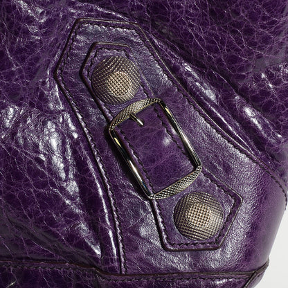 Balenciaga Chevre Giant 21 Silver Hardware Day Hobo Violet 6 of 12