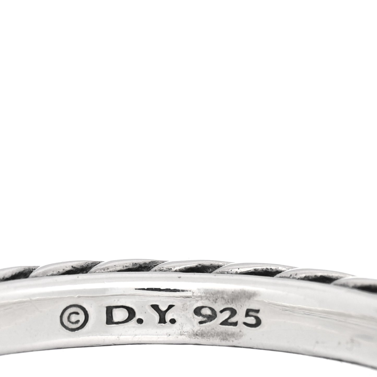 Sterling Silver Cable Classics Band Ring 54 7